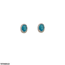 TETH00510 SYB Oval Stone Tops Pair - TETH