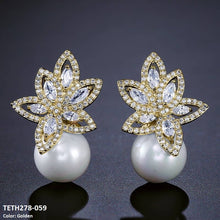 TETH278 DNG Pearl Earring Studs - TETH