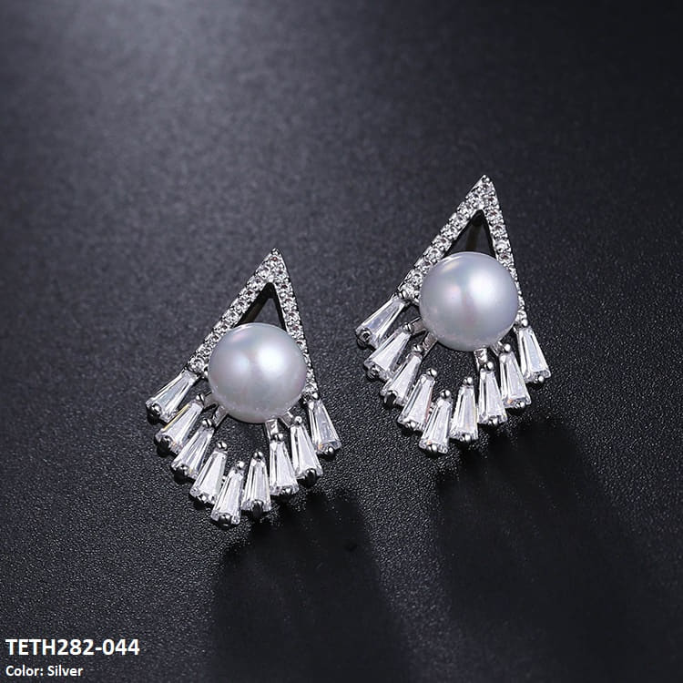 TETH282 DNG Pearl Earring Studs - TETH