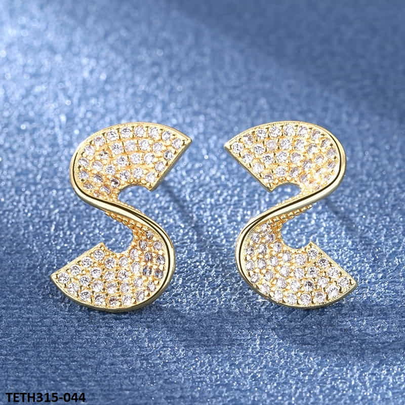 TETH315 BLX Curved Golden Sterling Tops Pair - TETH