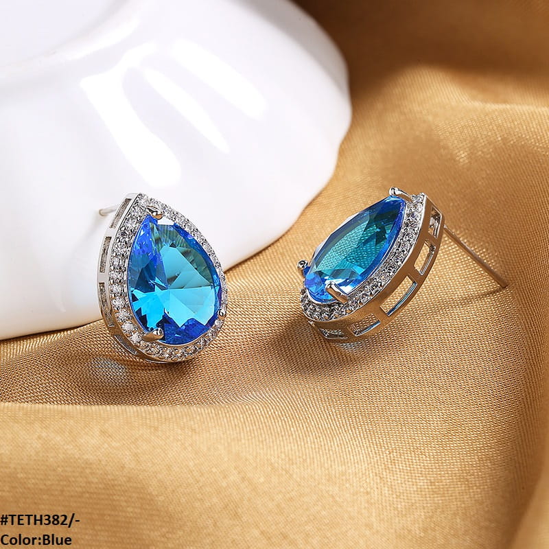 TETH382 SZL Tear/Drop Stud Tops Pair - TETH
