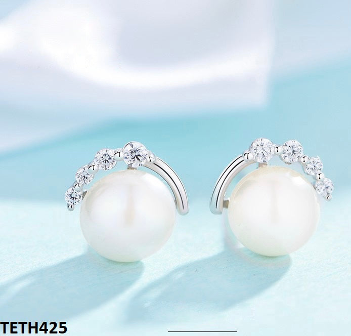 TETH425 KRL Imp Round Pearl Tops - TETH