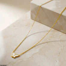 TNCH00347 QSJ Stainless Steel Butterfly Necklace - TNCH