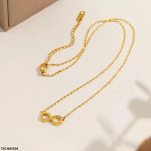 TNCH00354 DGF Stainless Steel Infinite Necklace - TNCH