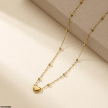 TNCH00360 MSJ Stainless Steel Heart  Necklace - TNCH