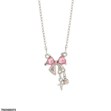 TNCH00373 LSH Bow Heart Necklace - TNCH