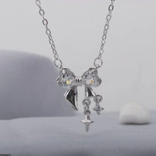 TNCH00374 LSH Bow Heart Necklace - TNCH