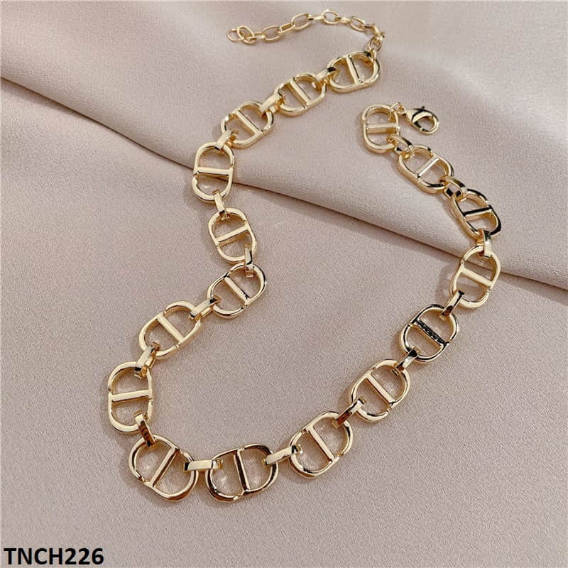 TNCH226 LSH Double-D Link Chain Necklace - TNCH