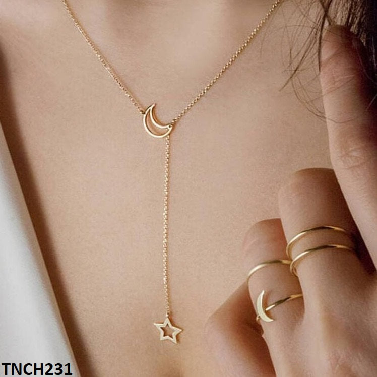 TNCH231 SGC Star/Moon Necklace - TNCH