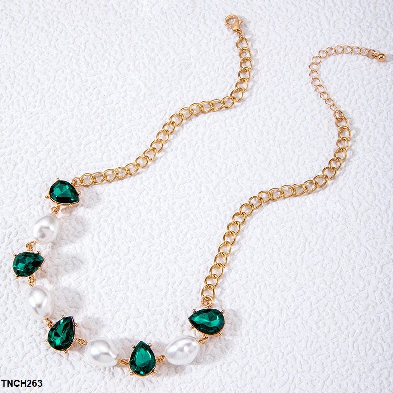 TNCH263 YYE Pear/Beats Necklace - TNCH