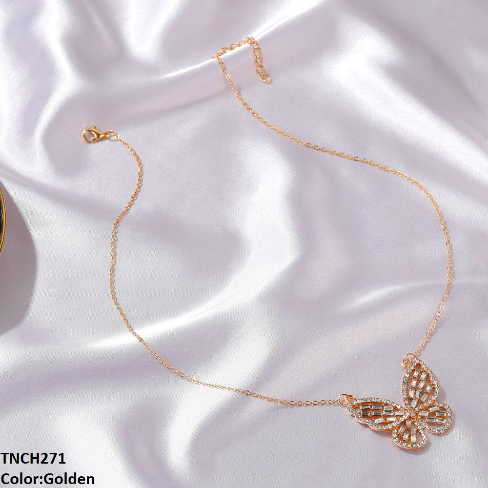 TNCH271 QWN Butterfly  Necklace - TNCH