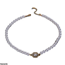 TNCH278 YYE Pearl Round Chain Necklace - TNCH