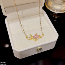 TNCH293 DDJ Butterfly/Square Stone  Necklace - TNCH