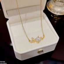 TNCH293 DDJ Butterfly/Square Stone  Necklace - TNCH