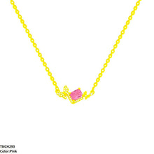 TNCH293 DDJ Butterfly/Square Stone  Necklace - TNCH