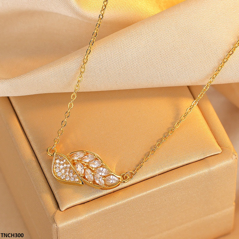TNCH300 ZFQ Leaf  Necklace - TNCH