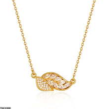 TNCH300 ZFQ Leaf  Necklace - TNCH