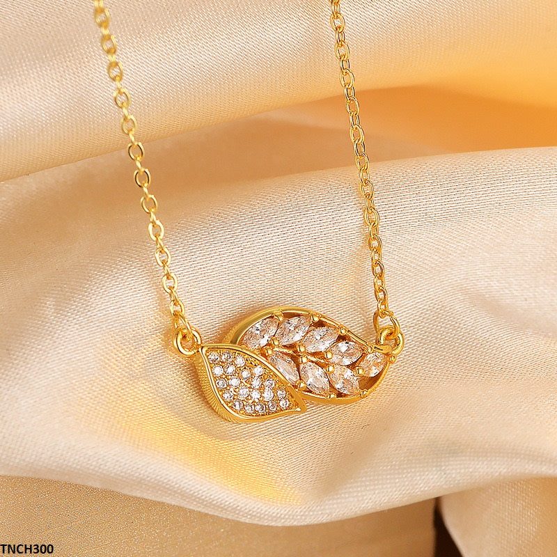 TNCH300 ZFQ Leaf  Necklace - TNCH