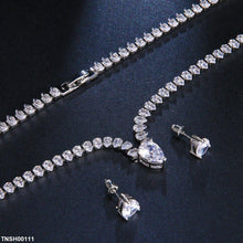 TNSH00111 BYJ Tear Stone Necklace Set - TNSH