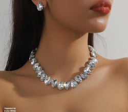 TNSH00116 YJJ Imp Tear Necklace Set - TNSH