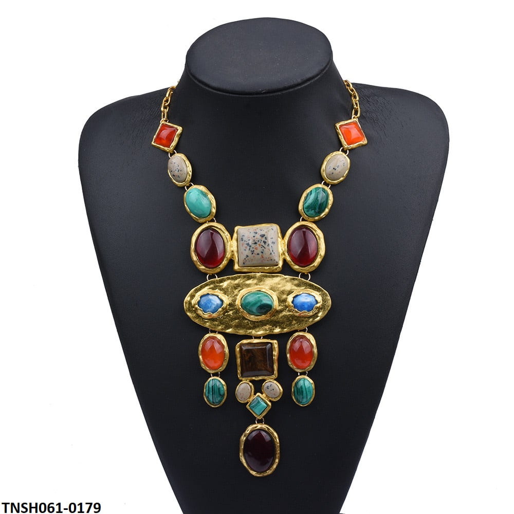 TNSH061 BQN Multi Beads Necklace - TNSH