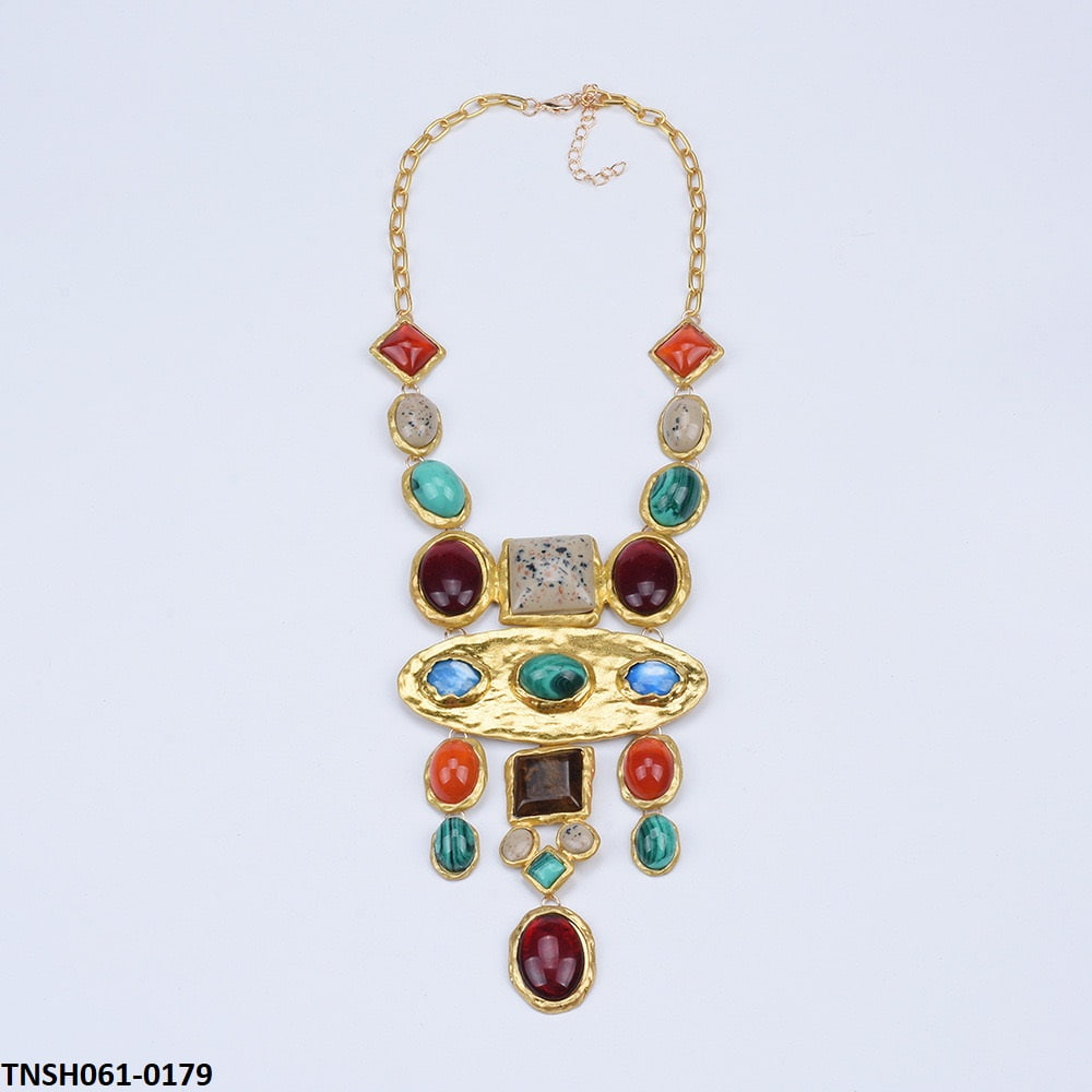 TNSH061 BQN Multi Beads Necklace - TNSH