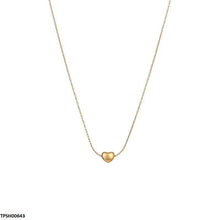 TPSH00643 DGF Stainless Steel Heart Pendent - TPSH