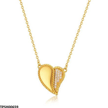 TPSH00659 ZFQ Magnetic Heart Pendant With Chain - TPSH