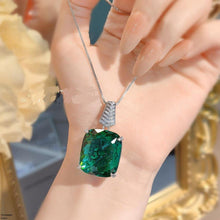 TPSH00689 GWH Stylish Zircon Crystal Pendant Set - TPSH