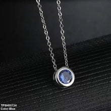 TPSH00724 WKO Round Drop Pendant With Chain - TPSH