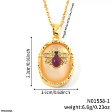 TPSH00726 WKO Bee Pendant With  Chain - TPSH
