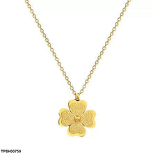 TPSH00759 DGF Stainless Steel Double Flower Pendent - TPSH