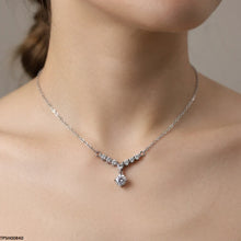 TPSH00840 HJF Round Drop Pendant With Chain - TPSH