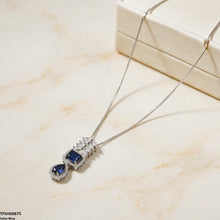 TPSH00875 MSJ Marquise/Square Tear Drop ZIRCON Pendant With Chain - TPSH