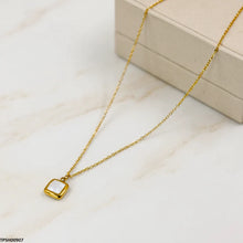 TPSH00907 MSJ Stainless Steel Square Pendant - TPSH