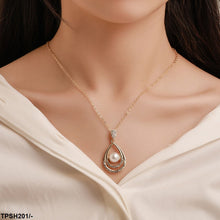 TPSH201 LHY Pear Pearl Pendent Set - TPSH