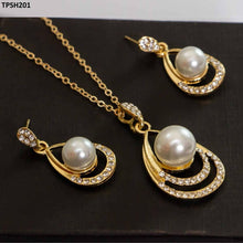 TPSH201 LHY Pear Pearl Pendent Set - TPSH
