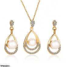 TPSH201 LHY Pear Pearl Pendent Set - TPSH