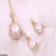 TPSH201 LHY Pear Pearl Pendent Set - TPSH