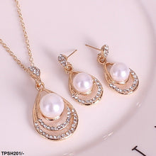 TPSH201 LHY Pear Pearl Pendent Set - TPSH