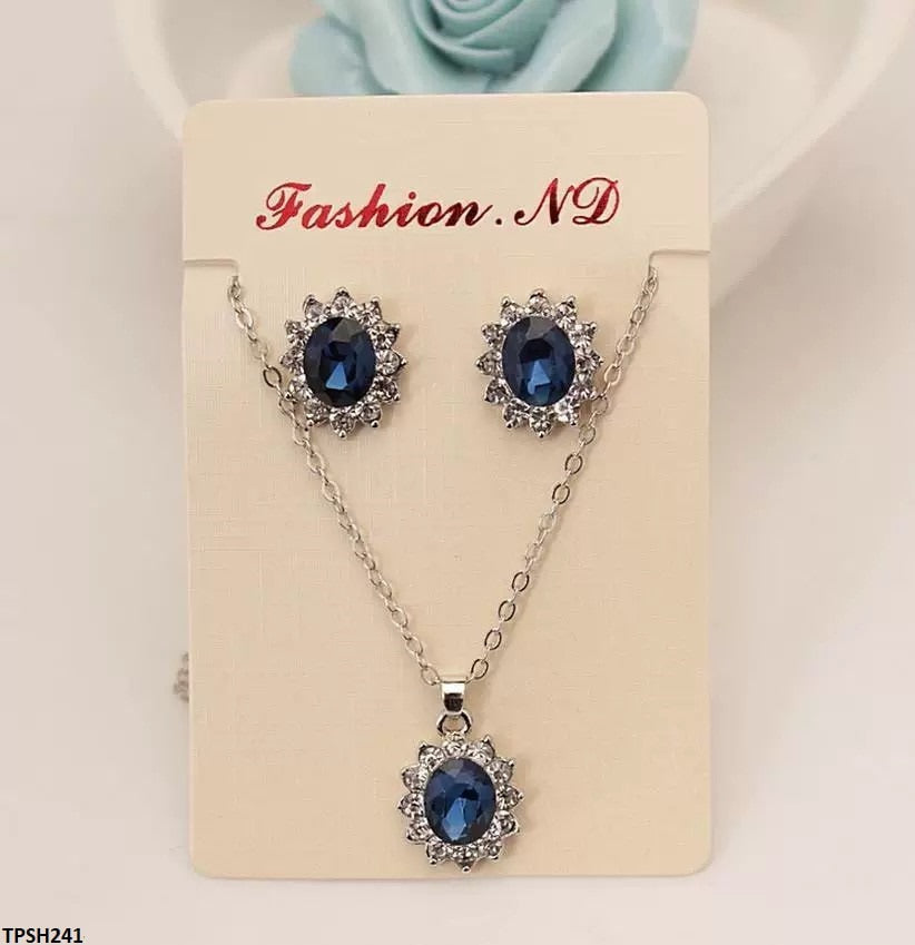 TPSH241 SGC Oval Tops Pendant Set - CPSH