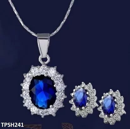 TPSH241 SGC Oval Tops Pendant Set - CPSH