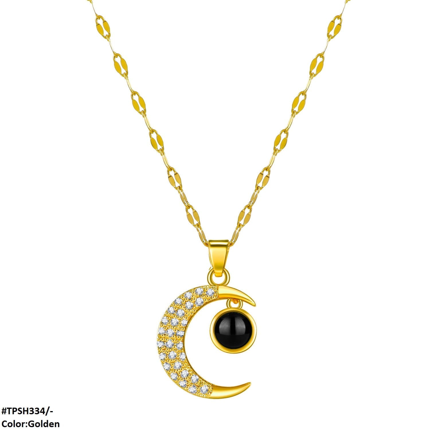 TPSH334 QWN Moon Pendant - CPSH