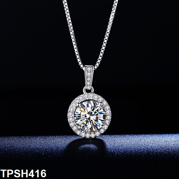 TPSH416 KRL Round Crystal Pendent - TPSH