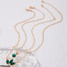 TPSH446 YYE Marquise/Round Pendants With Chain - CPSH