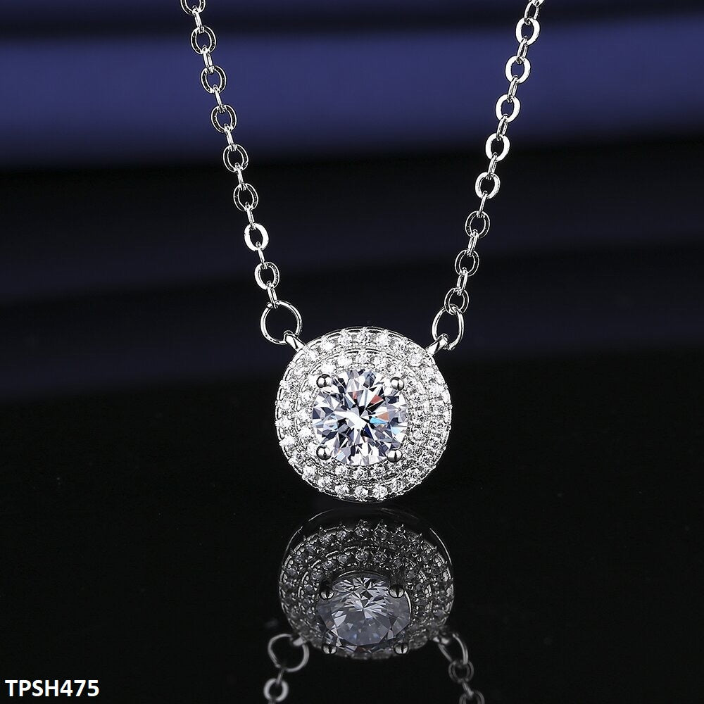 TPSH475 BLX Imp Circle Layered Pendant Set - TPSH