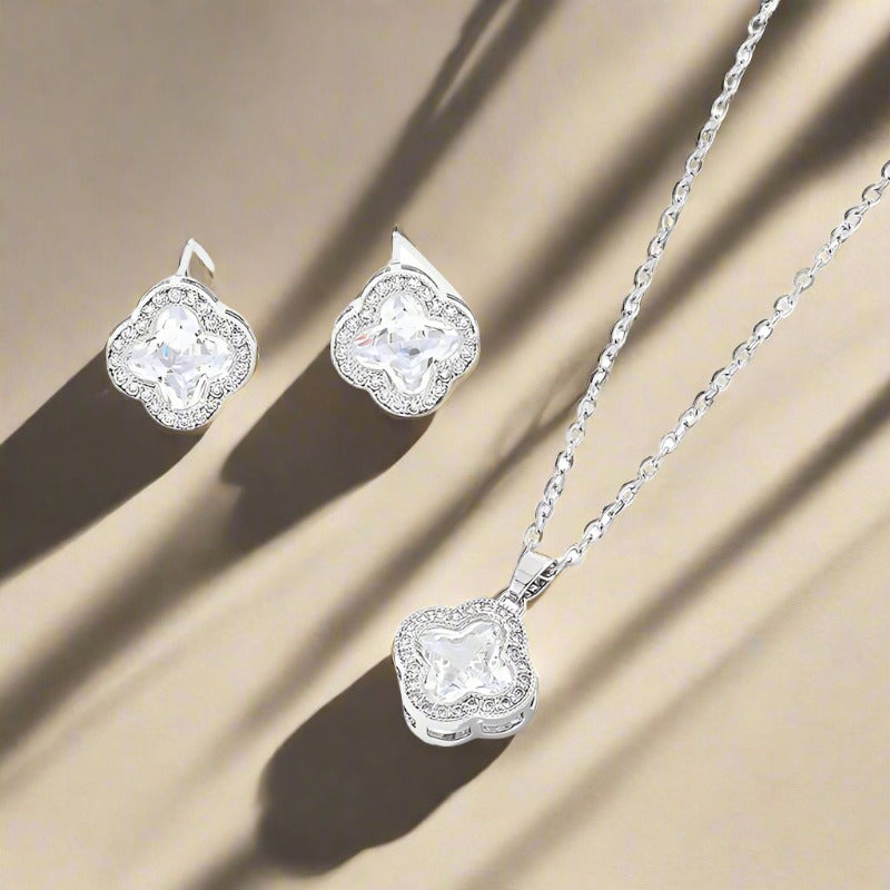 TPSH483 WKO Imp Flower Pendant Set - TPSH