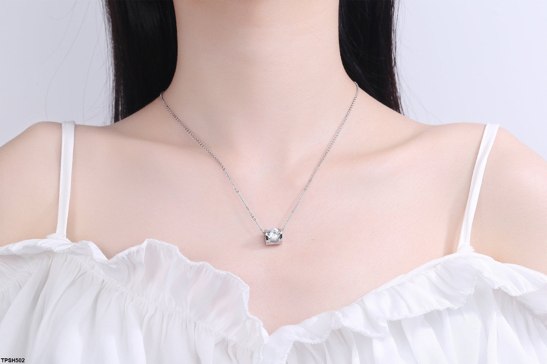 TPSH502 BLX Heart Trap Round Pendant - TPSH