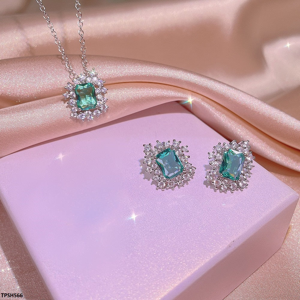 TPSH566 KYC Flower Pendent Set - TPSH