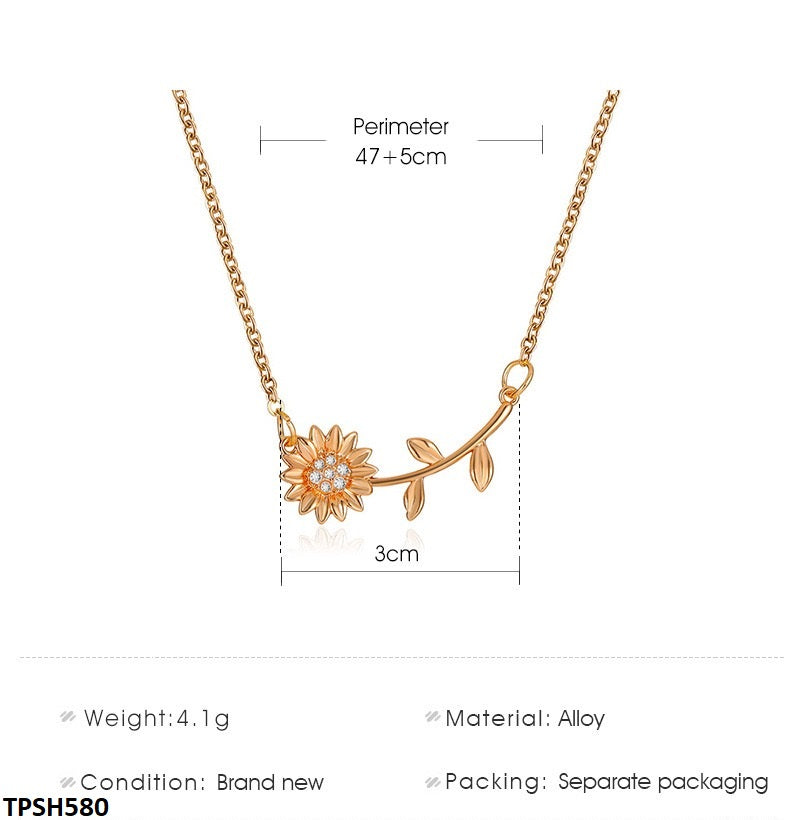 TPSH580 QWN Stainless Steel Flower Pendent -CPSH